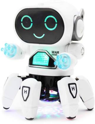jupitors Dancing bot robot white coloured cute toy robot dance for children