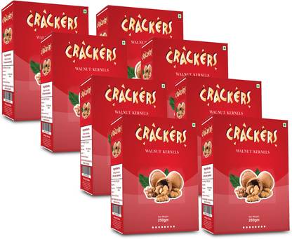 Go Crackers Premium Halves walnuts kernels (250g x 8) Walnuts