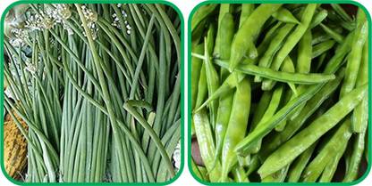 Agrey Cluster Beans ( 50 Seeds) And Singra ( 100 Seeds) Vegetable Seeds Pack Seed