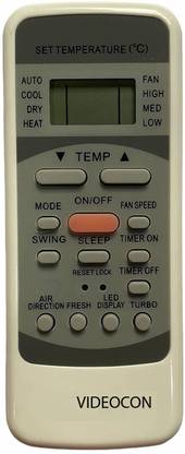 Haimac AC Remote No. 78M Compatible with remote Control VIDEOCON AC Remote Controller