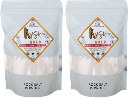 Kush Gold Himalayan Pure & Natural Rock Salt Powder / Sendha Namak Himalayan Rock Salt