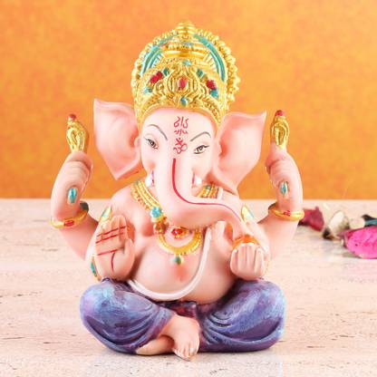 Ferns N Petals Diwali Ganesha Idol | Diwali Gift Decorative Showpiece  -  15 cm