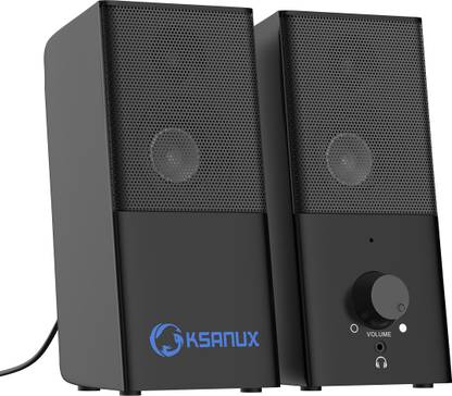 Nedis (Designed in Netherlands) USB-Powered 18 Watts 2.0 Speakers for Desktop, Computer, PC, Laptop, TV with Volume Control 18 W Gaming Speaker