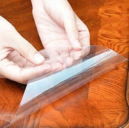 TOTAL HOME 60.96 cm 60 x 60 cm Transparent Protective Film Furniture Surface Protector Waterproof Anti-Scratch Furniture Protection Vinyl Film 2 Layer Self Adhesive Sticker