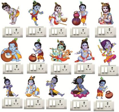 Reusable 25 cm Wall Sticker
