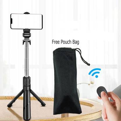POZUB Best Buy Top Selling Tripod Selfie Stick With Dustproof Bag Heavy Duty Professional Travel Camera Tripod Stand Flexible Portable Stand DSLR/SLR Camera Stand Portable Foldable Adjustable Lightweight Mobile Camera Holder With Mobile Clip Holder & BT Remote Best Use for Make Videos Compatible with Mobiles Video Stand in Gimbal Stabilizer,Gimbal Monopod,Tripod Kit,inTripod Ball Head,inTripod Bracket,Tripod Clamp, inMonopod Kit, |in mobile holder for hand| stand for online classes Tripod, Monopod, Monopod Kit, Tripod Ball Head, Tripod Clamp, Tripod Bracket, Tripod Kit