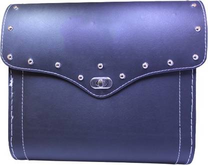 Car Life One-side Black Leather Motorbike Saddlebag