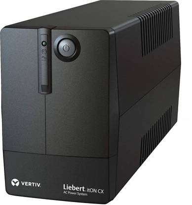Vertiv Liebert® ITON™ 1000VA CX Liebert ITON CX 1000 VA 240 V Offline/Standby Tower Model UPS with Overload Protection 4 Outlet Plugs