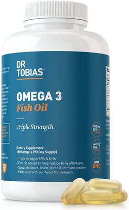 Dr.Tobias Oil Triple Strength 800 mg EPA 600 mg DHA 180 Softgels