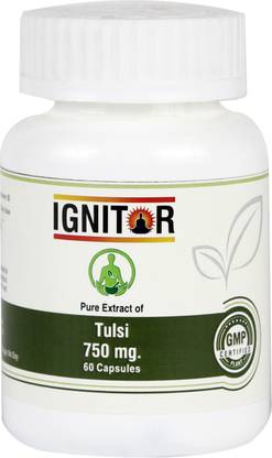 IGNITOR Tulsi Immunity Wellness 750Mg Capsules -(Pack of 1)