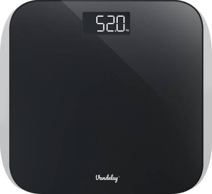 Vandelay Digital Electronic Weighing Scale Personal Bathroom Body Weight Machine For Home With Thick Tempered Glass Black Weighing Scale Price In India Buy Vandelay Digital Electronic Weighing Scale Personal Bathroom Body