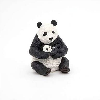 Yunona Sitting Panda And Baby Figure,