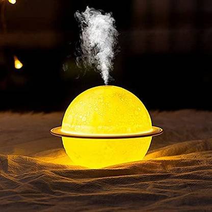 Dankhra Room 2 in 1 Moon Lamp Cool Mist Humidifier,Moon Planet Night Light for Living Room Bedroom Table Desk Oil Diffuser Aroma Air Humidifier with Led Night Light,Babies, humidifiers for Home- Colorful Change for Car and Room Portable Room Air Purifier Portable Room Air Purifier Humidifier Night Lamp