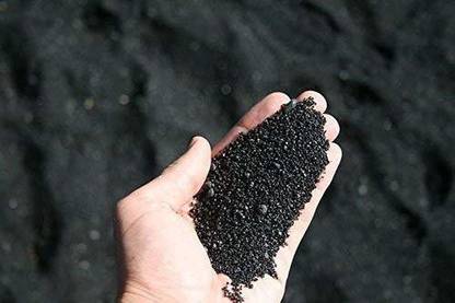 VANNEF Natural Aquarium Black Sand for Lawn, Garden, Plants, Freshwater & Aquarium Décor Sand Unplanted Substrate