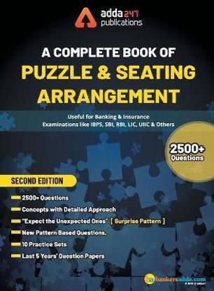 A Complete Book of Puzzle & Seating Arrangement 2500+ Question