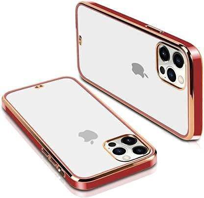 Shopsji Back Cover for Apple iphone 13 Pro, Luxury Soft Crome case for iphone 13 Pro