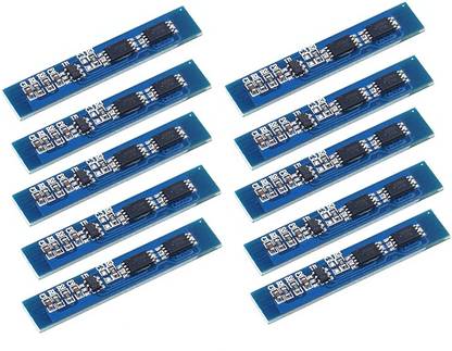 INVENTO 10PCS 2S BMS 3A 7.4V 8.4V 2 Cell 18650 Lithium Battery Charging Protection Board Battery Management System Module Automotive Electronic Hobby Kit