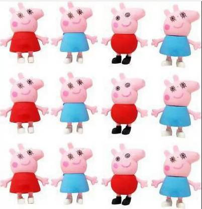 Rockjon Random Peppa Pig Erasers Non-Toxic Eraser (Pack of 12, Multicolor) Erasers Non-Toxic Eraser (Pack of 12, Multicolor) Non-Toxic Eraser