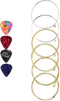 KANHA HUB Acoustic uitar String Set 6 WITH NORMAL BRIGHT TONE Guitar String Guitar String