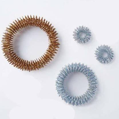 PMW Acupressure Health Care System - Suzok Rings - Sujok Rings - 4 Rings - 1 Leg Ring + 1 Hand Ring + 2 Finger Rings