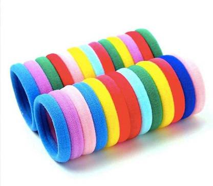 JGJGlobal Enterprises 36 Pcs of Multi-color hair rubber Hair Bands Rubber Bands Rubber Band