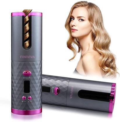 Gonsgadapp USB Rechargeable Automatic Curling Iron, Wireless Hair Curler Machine For Long Hairs (Assorted Color) Pack Of 1 USB Rechargeable Automatic Curling Iron, Wireless Hair Curler Machine For Long Hairs (Assorted Color) Pack Of 1 Hair Curler
