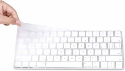 OJOS Magic Keyboard Cover Skin Protector, Fit for iMac Magic Keyboard MLA22LL/A A1644 - Clear TPU desktop Keyboard Skin