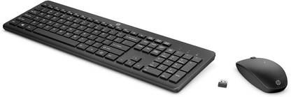 HP 235 Wireless Optical 1600 DPI Mouse and Full-Size Layout Combo with Longer Battery Life Bluetooth Standard Multi-device Keyboard