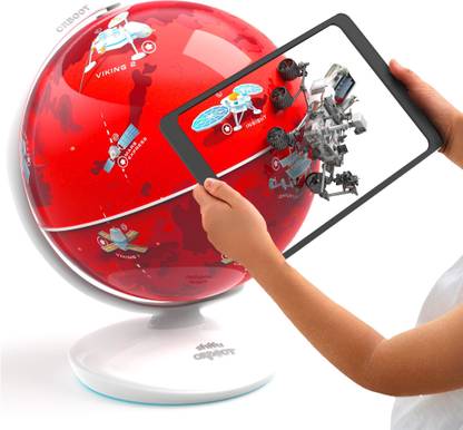 SHIFU Orboot Mars - Interactive AR Mars Globe Space Exploration for Kids Ages 6-10 Years (App Based Globe, Device Not Included)