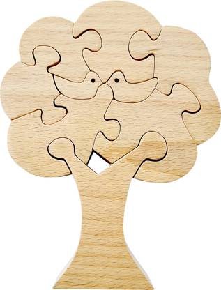 Little Genius JIGSAW PUZZLE-TREE-NATURAL FINISH