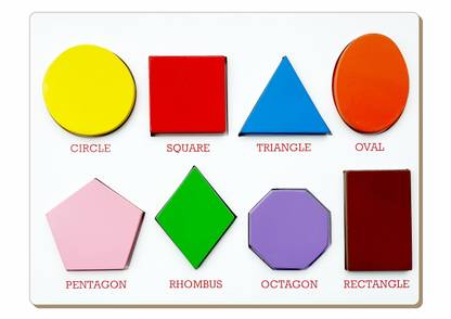 Little Genius SHAPE TRAY PUZZLE-RAISED
