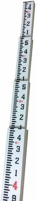 VISHAL Leveling Staves/Leveling Rod/Staves 6 Meter staves 01 Non-magnetic Engineer's Precision Level