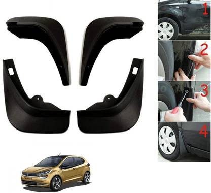 AuTO ADDiCT Front Mud Guard, Rear Mud Guard For Tata Altroz XM Petrol NA