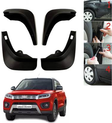 AuTO ADDiCT Front Mud Guard, Rear Mud Guard For Toyota Yodha Pickup STD Diesel NA