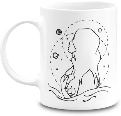 PRINTMAX Aap Bhaad Mein jaaoge ya Drop karke Aayein Designed Coffee Ceramic Coffee Mug