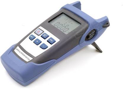 Techtest Optical Power Meter Fiber Fibre optics tester High Power test SM MM Telecom FTTH +25 to -50dbm One year Warranty FC/SC Connectors & Batteries Digital Multimeter