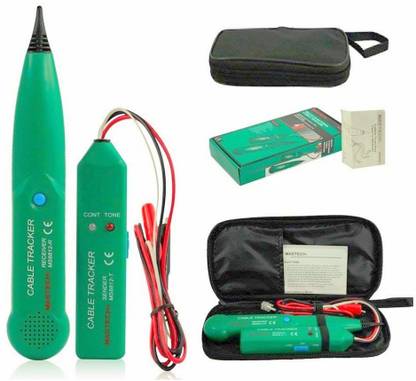 GoodsBazaar Mastech MS6812 Cable Tracker Network Tester Handheld Cable Tracer Telephone Cable Tester Mastech MS-6812 Wire Line Tone Generator Probe Tracer Tester Cable Tracker Telephone Wire LAN Network Cable Tester Fault Finder Professional Multifunctional Networking Cable Tracker RJ11 RJ45 Ethernet Wire Fault Finder Tester For Networking Cable Testing Tool Telephone Phone Wire Line Tester Continuity Checking Electric Wire Finder Tracker With Carrying Bag Mastech 6812 Cable Tracker Mastech Digital Multimeter