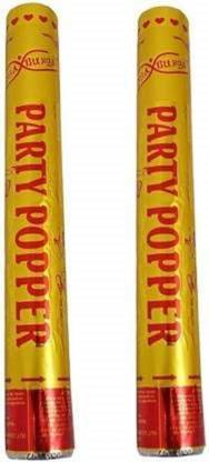 Prapti Store Party Popper, Anniversary, Birthday Confetti air Sparkle/Sparkle Shooter. (12 Inch) (Assorted Packing Color) (Pack of 2). Party Blowouts