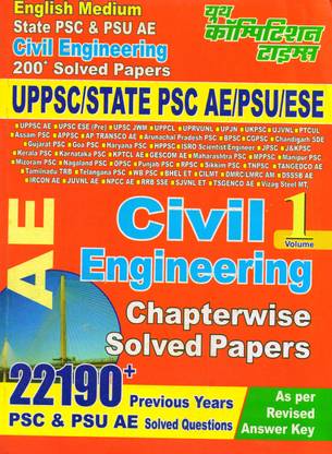 UPPSC State PSC PSU ESE Assistant Civil Engineering Chapter-Wise Solved Papers Vol 1 (Paperback, Yct)