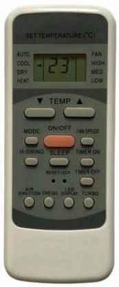 Piyush REMOTE COMPATIBLE FOR VOLTAS / ONIDA / BLUESTAR /GODREJ AC 12 .(PLEASE MATCH ALL THE BUTTONS ON THE LAST LINE OF THE REMOTE). OLD REMOTE MUST BE EXACTLY SAME . SEND OLD REMOTE PHOTO AT 9822247789 WHATSAPP FOR VERIFICATION Remote Controller