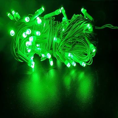 diwalilights 75 LEDs 20.04 m Green Steady String Rice Lights