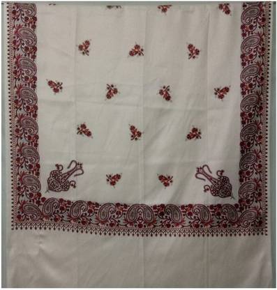 Kashmiri queen Polyester Wool Blend Printed Women, Men Shawl