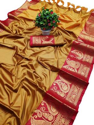 Self Design Bollywood Cotton Silk Saree