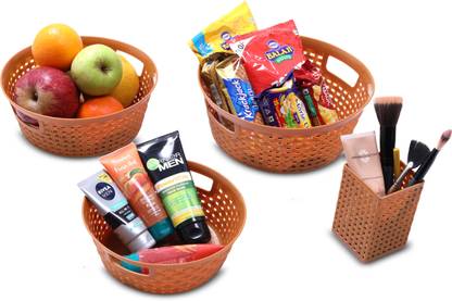 Simandhar Plastic Storage Basket