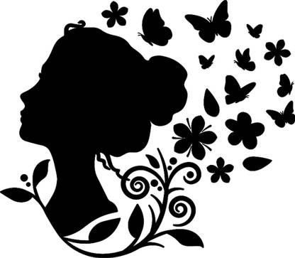 god & god's Vinyl Abstract Black Wallpaper