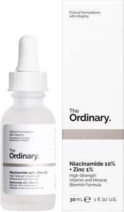 THE ORDINARY Niacinamide 10% + Zinc 1% (30ml) For Regulates Sebum and Minimizes Pores