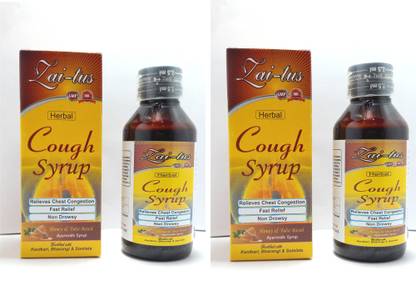 ZOIC ZAITUS HONEY AND TULSI BASED COUGH SYRUP ( PACK OF 2 ) 100 ML EACH