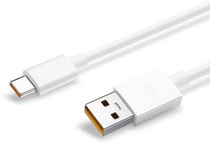 Smartell USB Type C Cable 2 A 1.2 m REALME Type-C USB Cable for REALME 7PRO USB Cable Original Like | Charger Cable | Rapid Quick Dash Fast Charging Cable | Data Sync Cable | Type C to USB-A Cable (1.2Meter,White)