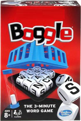 OFERTA Boggle Word Guessing Game for Kids Ages 6 and Up for 2 Players Strategy & War Board Game