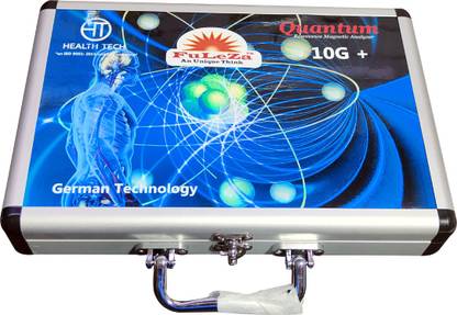 Fuleza 10G+ Quantum Magnetic Resonance Therapy Analyzer Full Body Analyzer with Therapy Electrotherapy Device ( Silver) Analyzer Electrotherapy Device